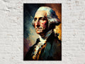 George Washington Canvas Art – Large Patriotic Wall Decor | Colonial Home Decor