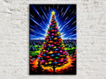 Christmas Tree Canvas - Festive Canvas Print | Gallery Wrapped, Ready to Hang Art