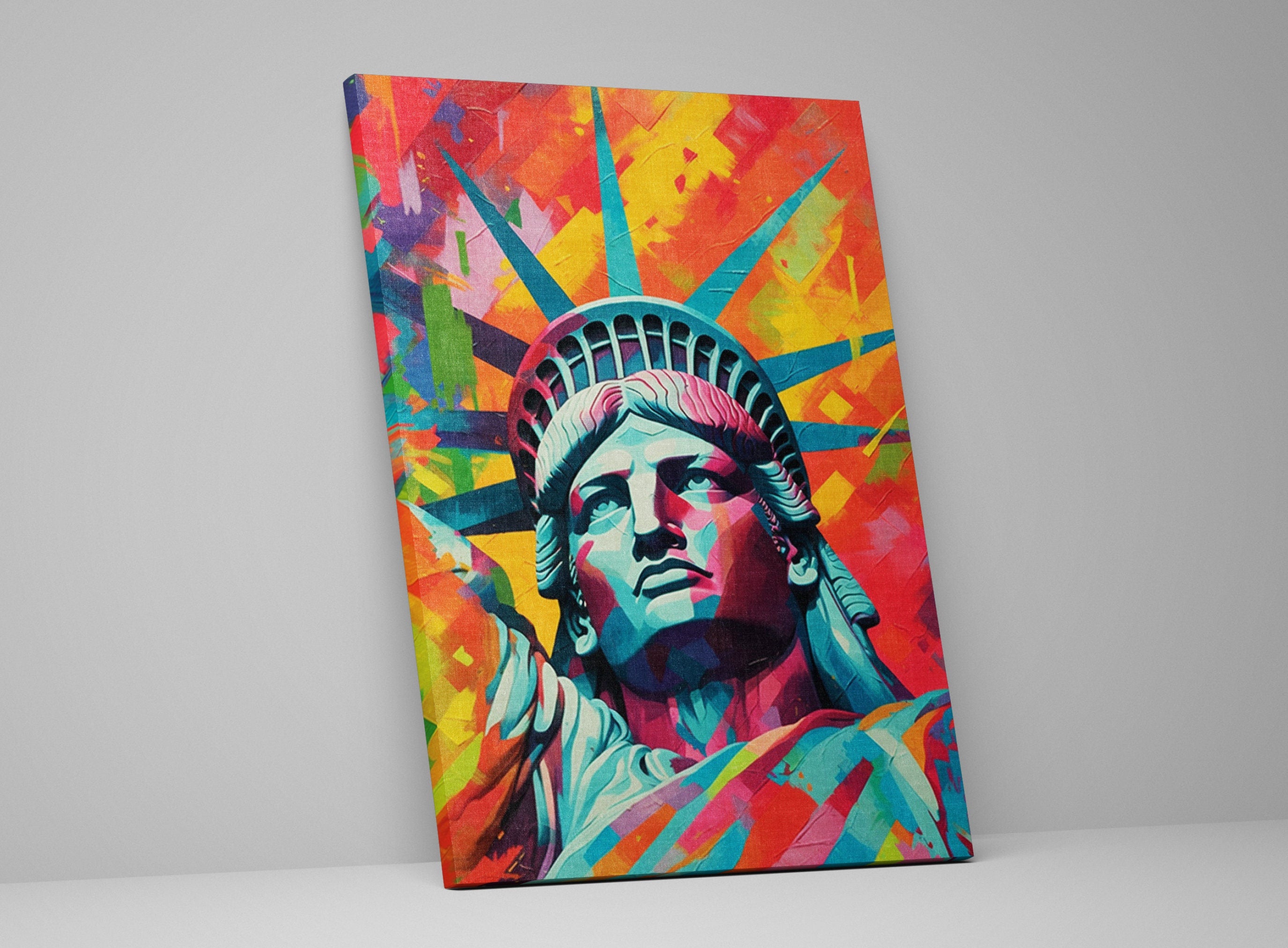 Statue of Liberty Wall Art – Large Canvas Art | Historic Landmark Canvas Print