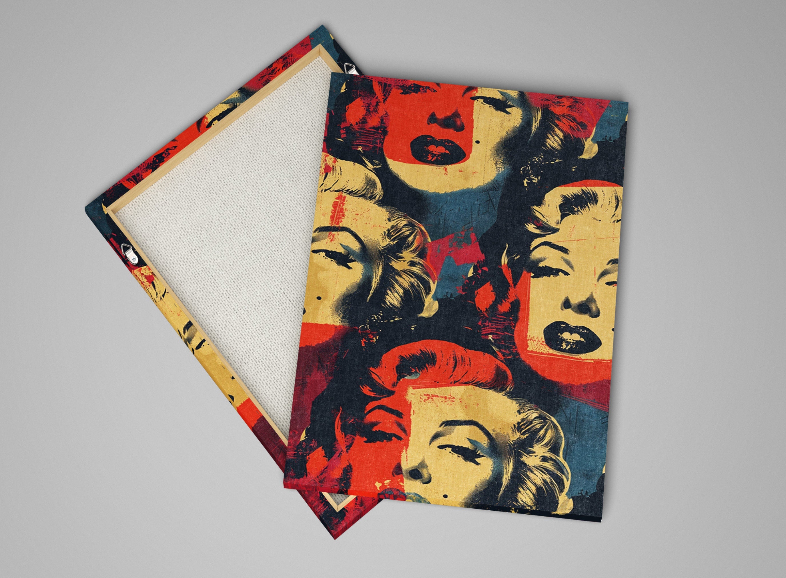 Andy Warhol Marilyn Monroe Pop Art Canvas – Extra Large Gallery Wrapped Print