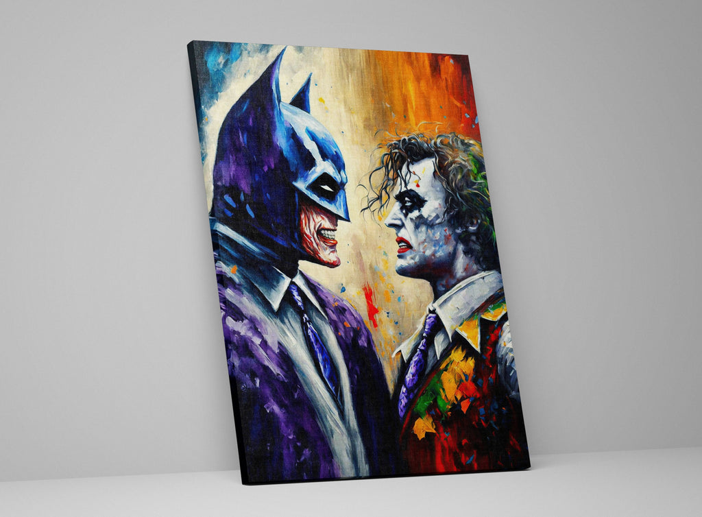 Batman Joker Wall Art - Gotham City Wall Decor | High Quality Canvas Print