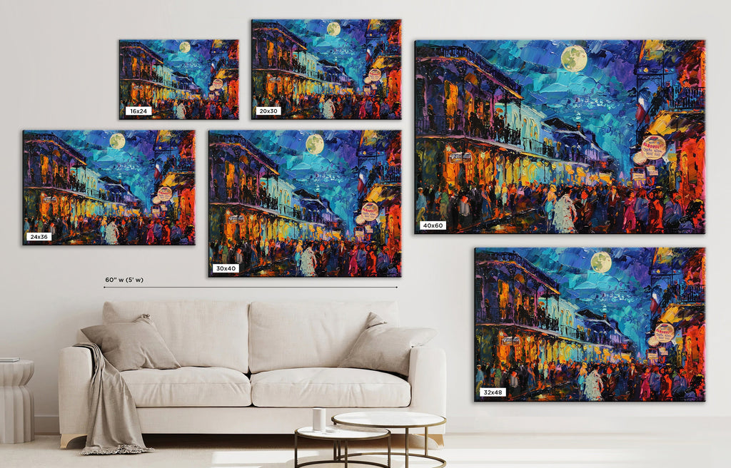 New Orleans Canvas Art – French Quarter Wall Art | Large Gallery Canvas Print