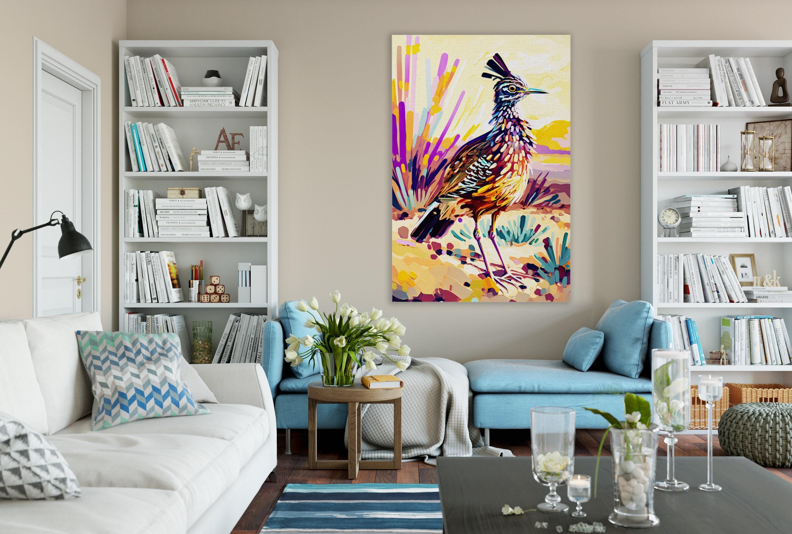 Desert Roadrunner Art – Southwest Wildlife Canvas Print | Gallery Wrapped, Ready to Hang