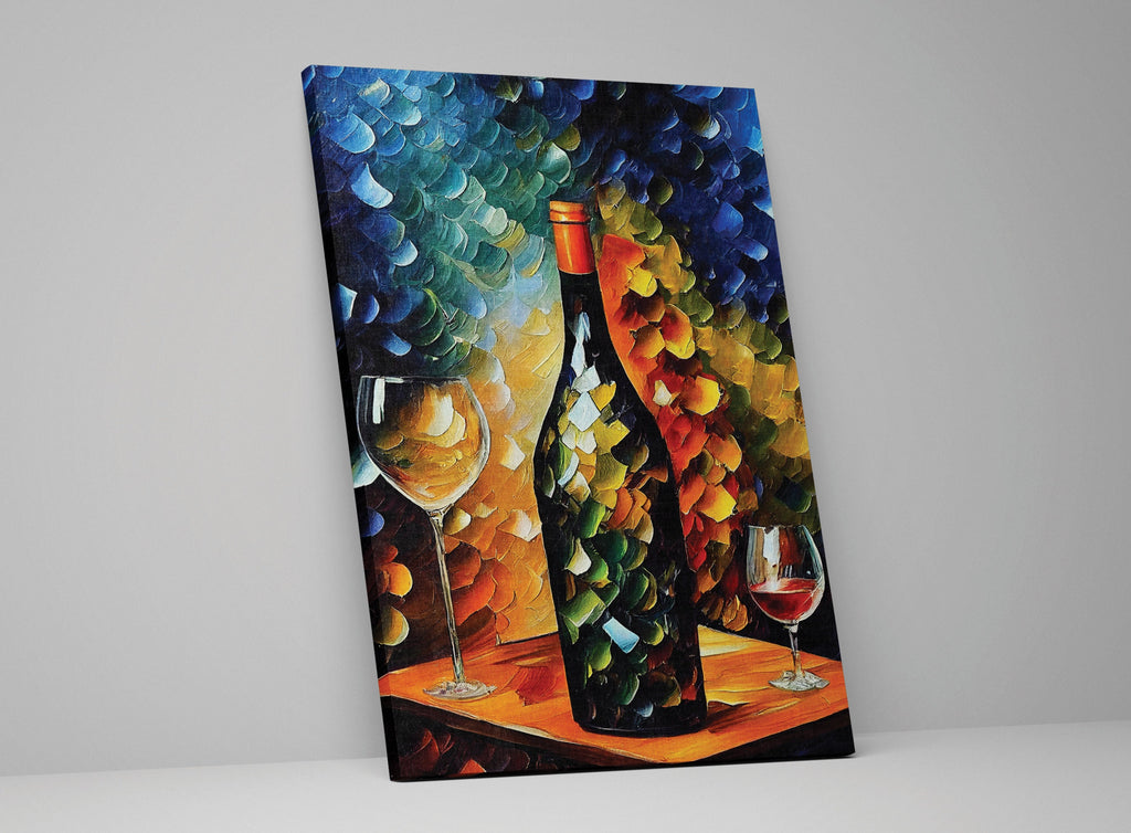 Wine Canvas Print - Vibrant Wine Art on Artist Grade Canvas with Scratch Resistant Coating
