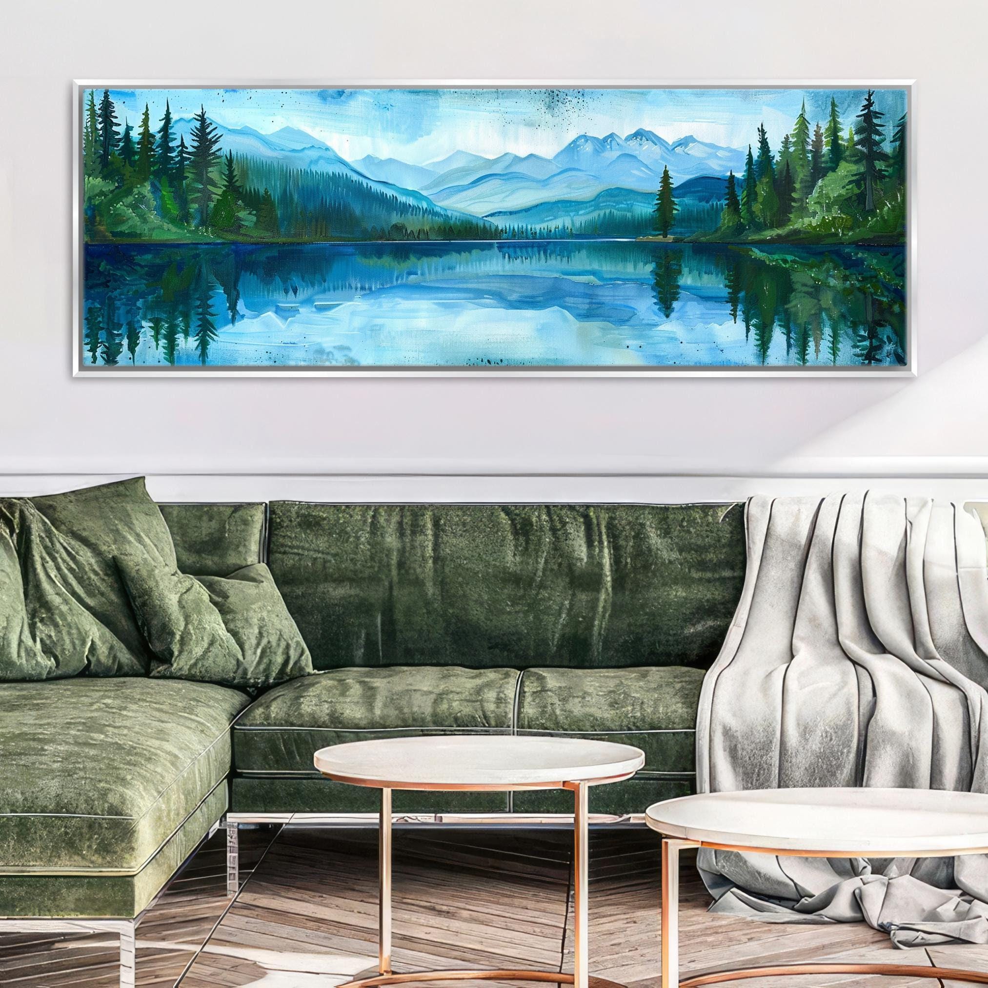 Pacific Northwest Wall Art - Panoramic Landscape Canvas, Framed or Gallery Wrapped