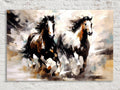 Pinto Horses Canvas - Large Canvas Art | Gallery Wrapped Wall Art Print