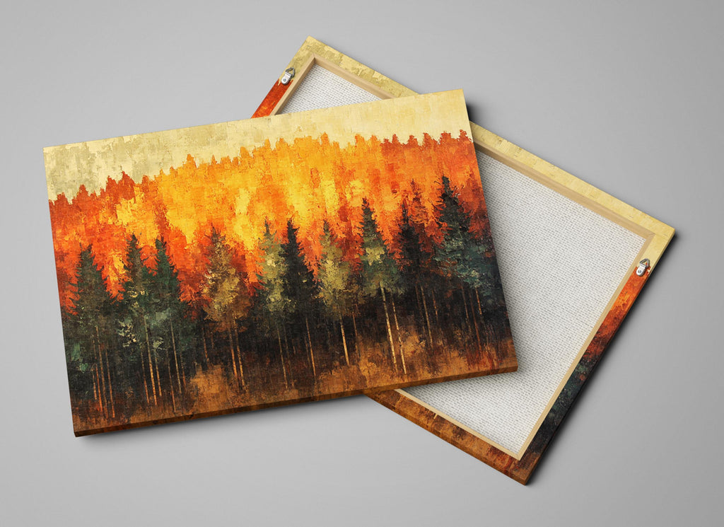 Autumn Forest Canvas - Extra Large Wall Art | Framed Canvas Print, Ready to Hang