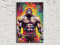 Muscle Gorilla Art - Large Canvas Art | Gallery Wrapped Bodybuilder Gym Print