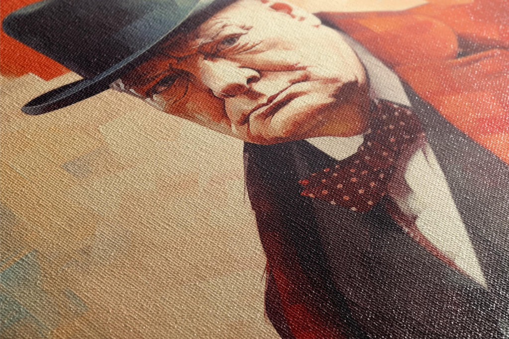 Winston Churchill Art - Extra Large Gallery Wrapped Canvas With Wooden Frame