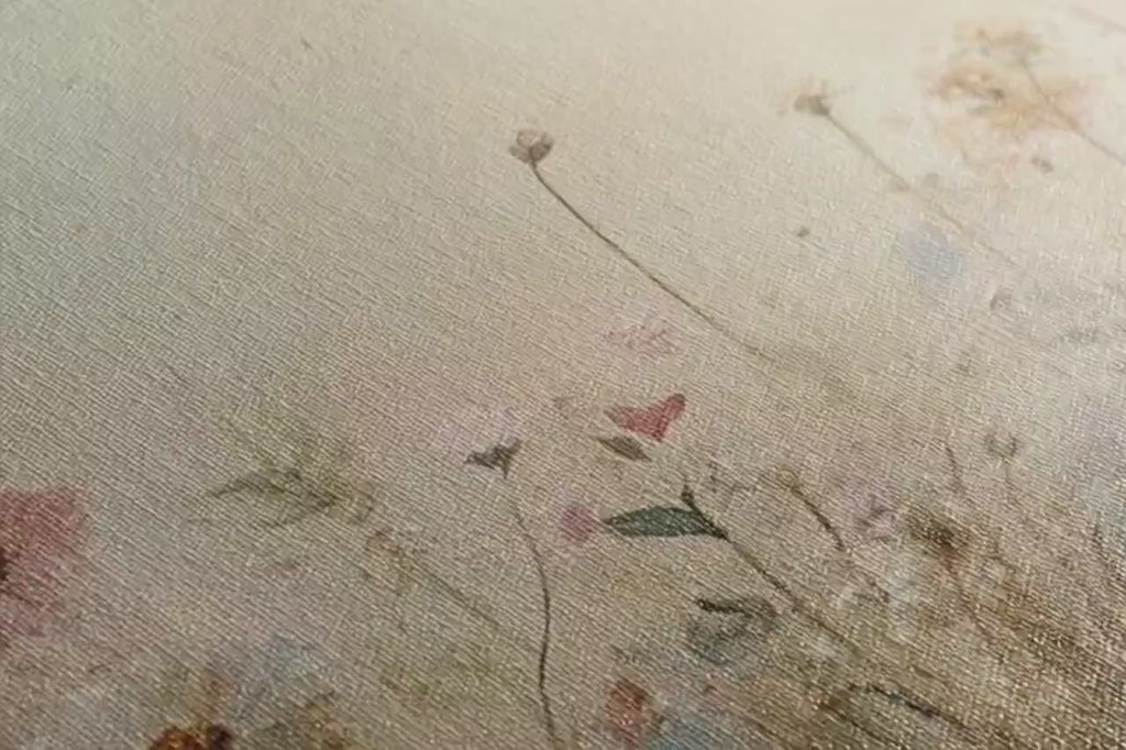 Rustic Wildflowers Canvas - Panoramic Wall Art | Gallery Wrapped, Ready to Hang